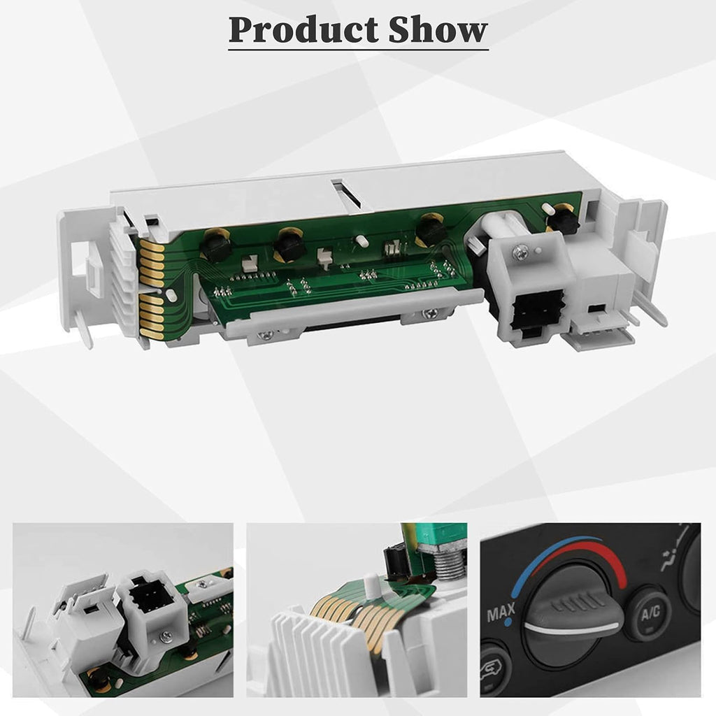 A/C Heater Climate Control Panel with Rear Defogger Pack of 2 T350