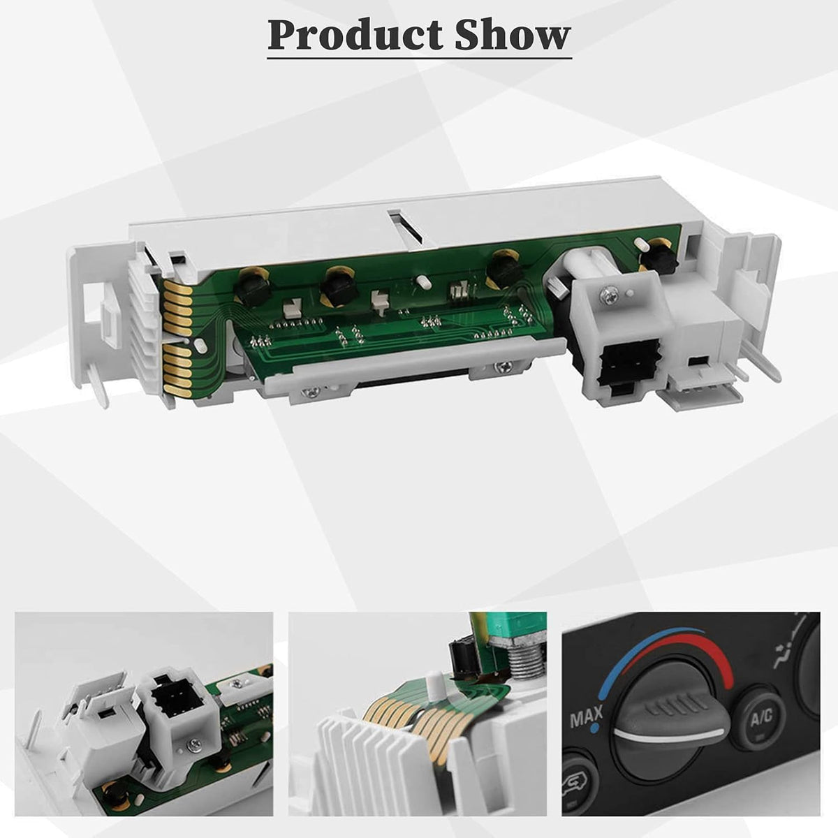 A/C Heater Climate Control Panel with Rear Defogger Pack of 2 T350