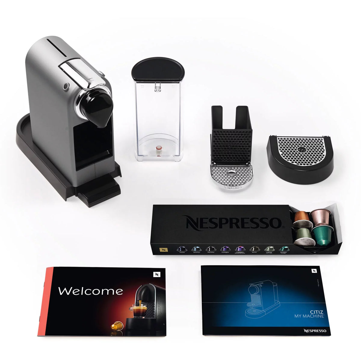 Silver Single-Serve Espresso Machine X82166
