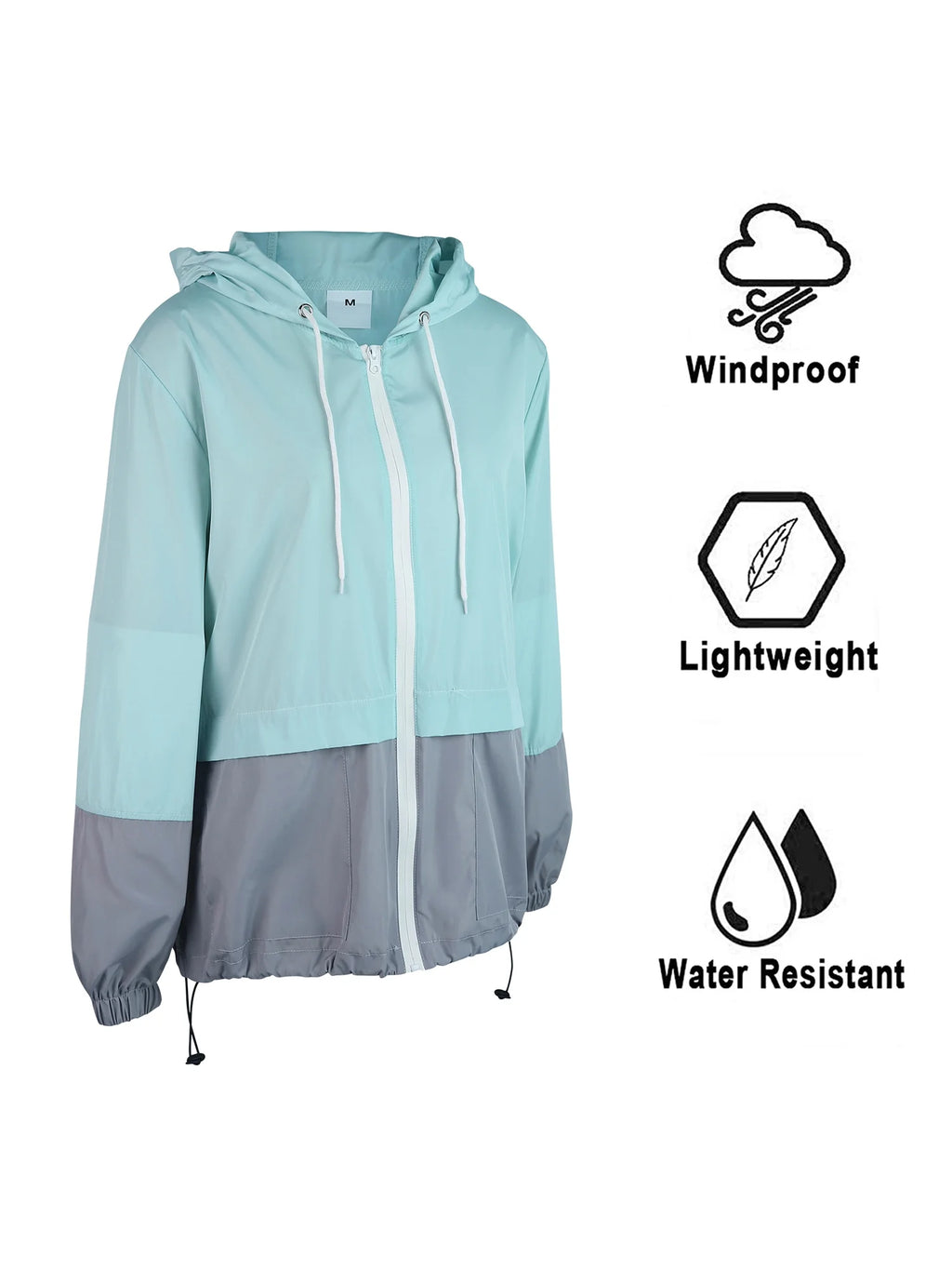 Lightweight Hooded Rain Jacket N26805
