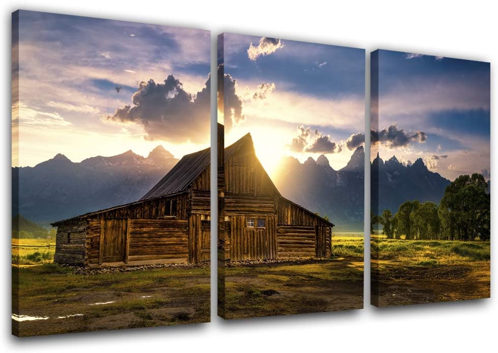 Framed Canvas Landscape Artwork Pack of 2 F561