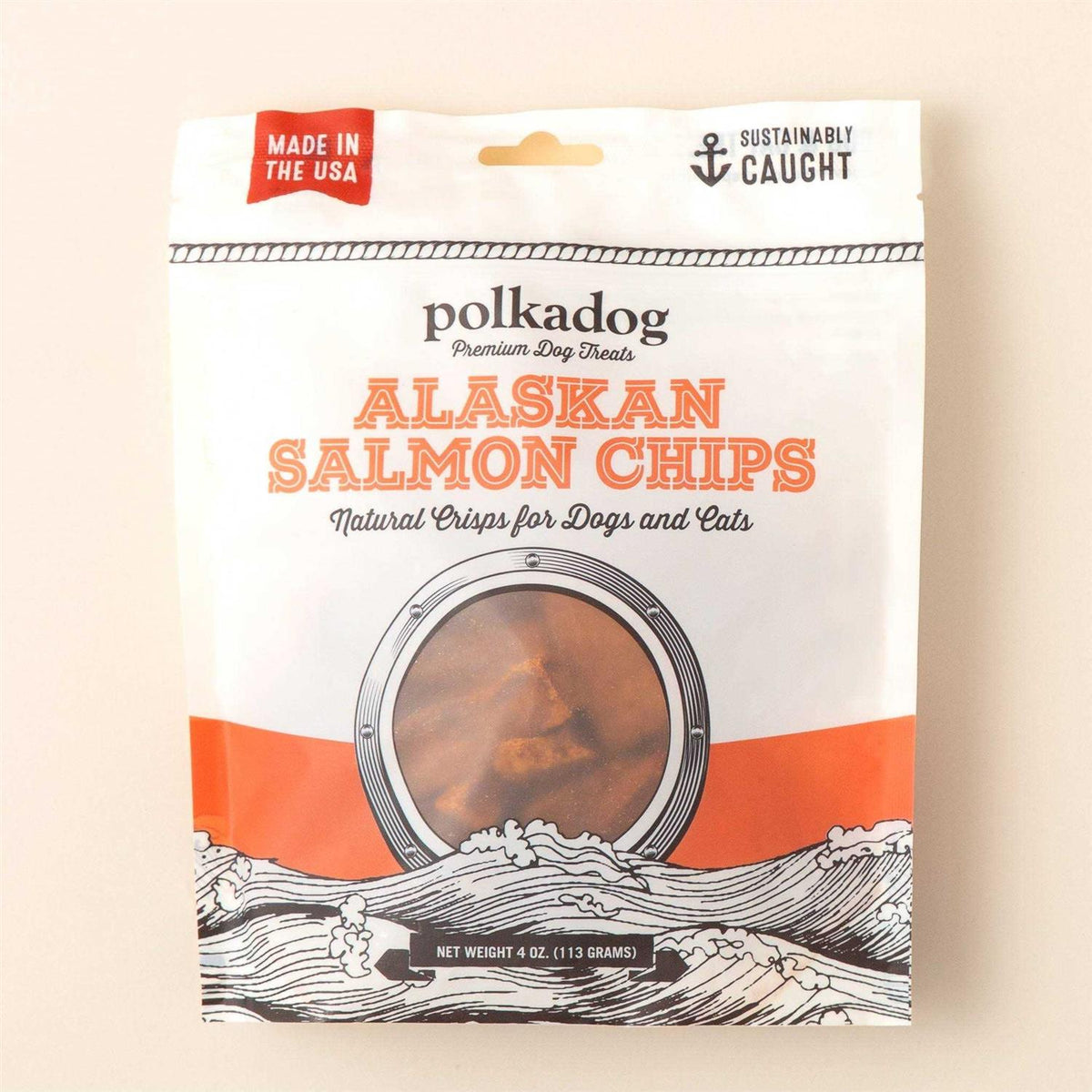 Alaskan Salmon Chips Dog Treats G873