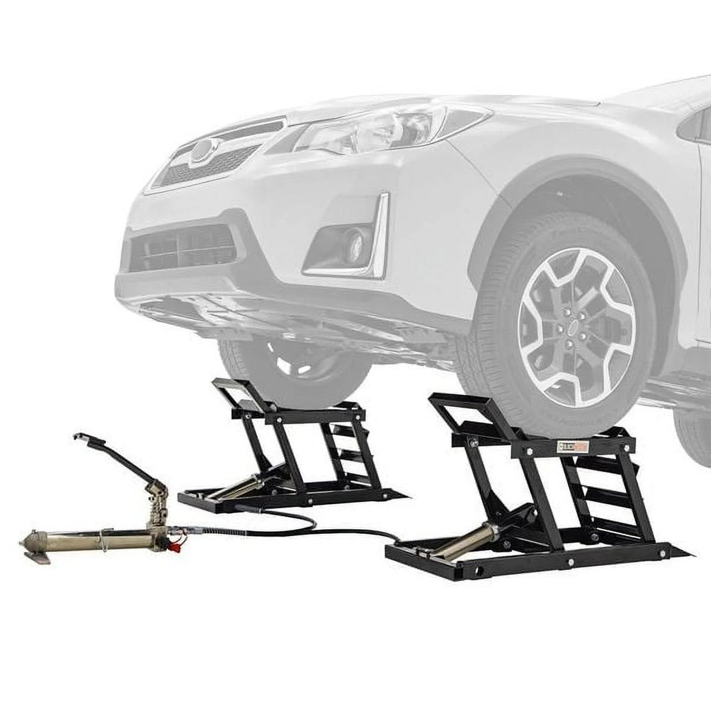 Hydraulic Car Lift with Ramp, 3,000 lb. per pair Capacity E988