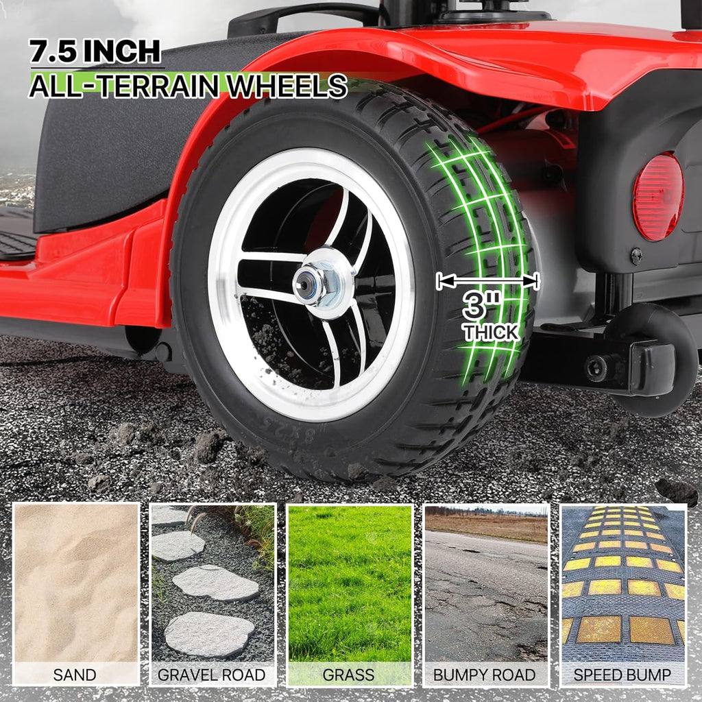3-Wheel Folding Mobility Scooter V728