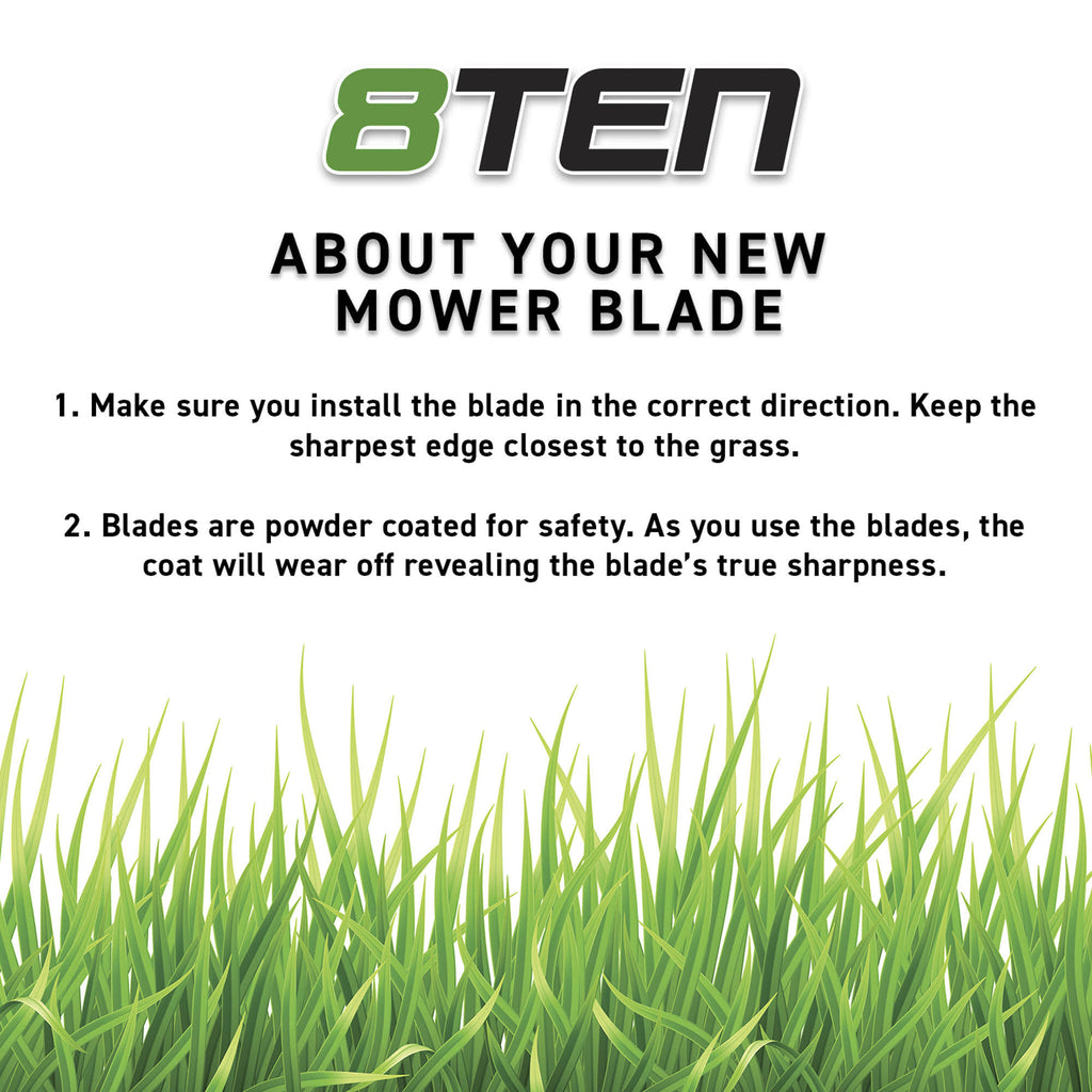 50" Mower Blade 9 Pack R5888