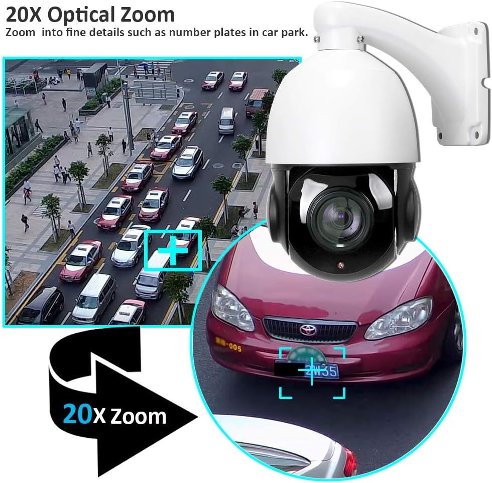 2MP Outdoor PTZ Security Camera 20X Optical Zoom I6240