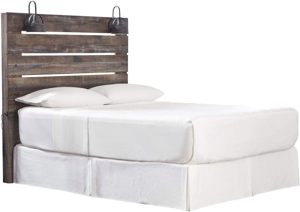 Black Adjustable Metal Bed Base Frame with Floor Glides E98827