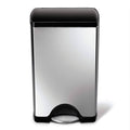 Rectangular Stainless Steel Step Trash Can 38 L L937