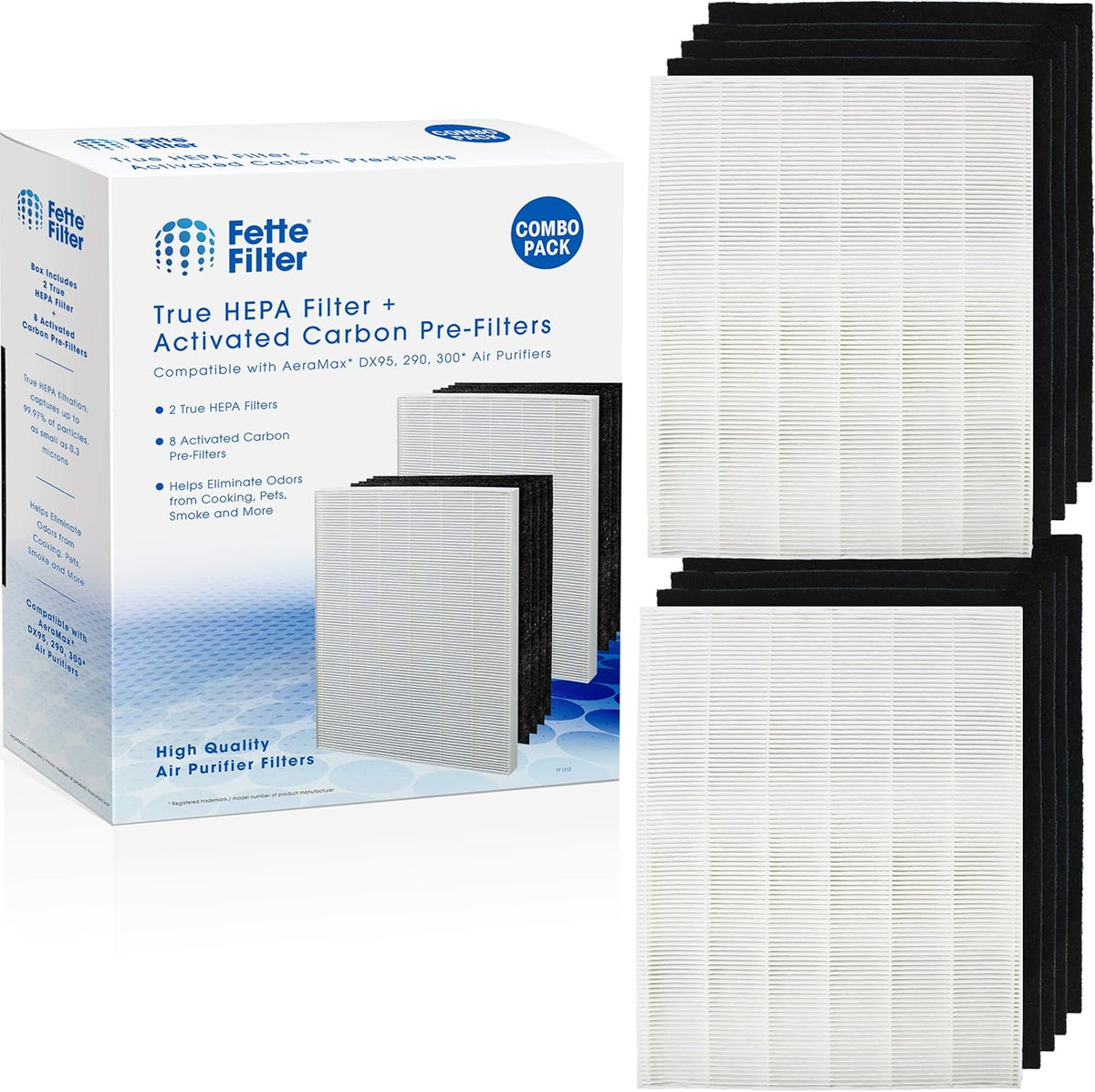 HEPA Filter Compatible with AeraMax 290 AeraMax 300 DX95 Air Purifiers H938