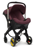 Burgundy Infant Car Seat Stroller with Base W6461