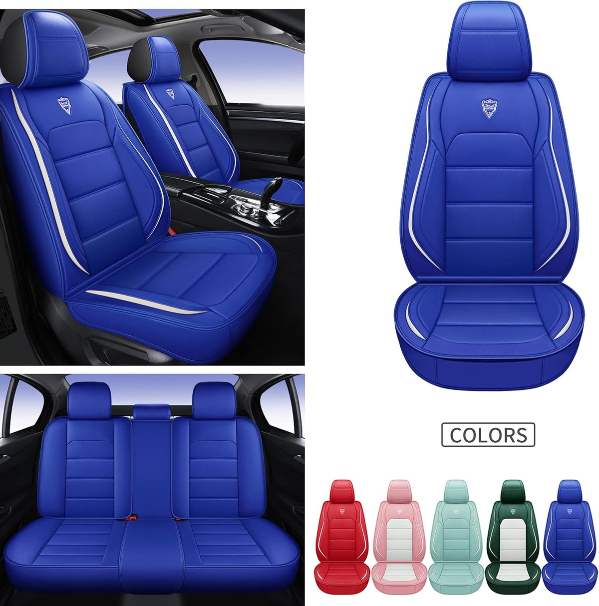 5 Seats Full Set Synthetic Leather Car Seat Cover R328361