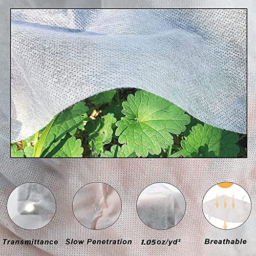10x50ft 1.05 Oz/yd² Plant Frost Blanket Y8078