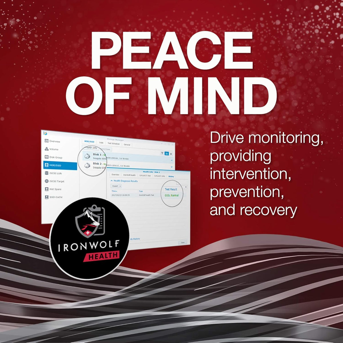 10TB NAS Internal Hard Drive HDD CMR 3.5 Inch SATA 6Gb/s 7200 RPM 256MB Cache O671