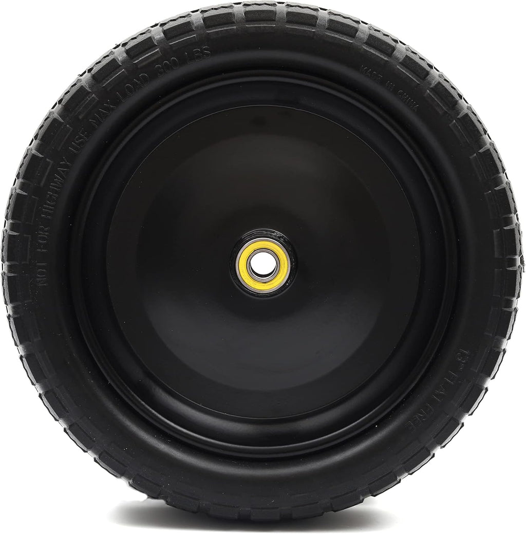 13'' Solid Polyurethane Flat-Free Tire and Wheel Assemblies P332102
