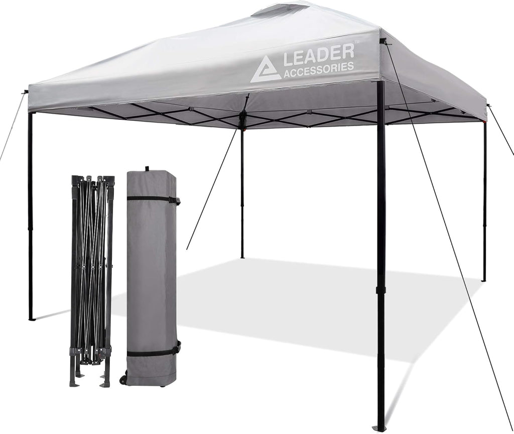 10'x10' Pop-Up Canopy Tent with Wheeled Carry Bag, Blue O5371