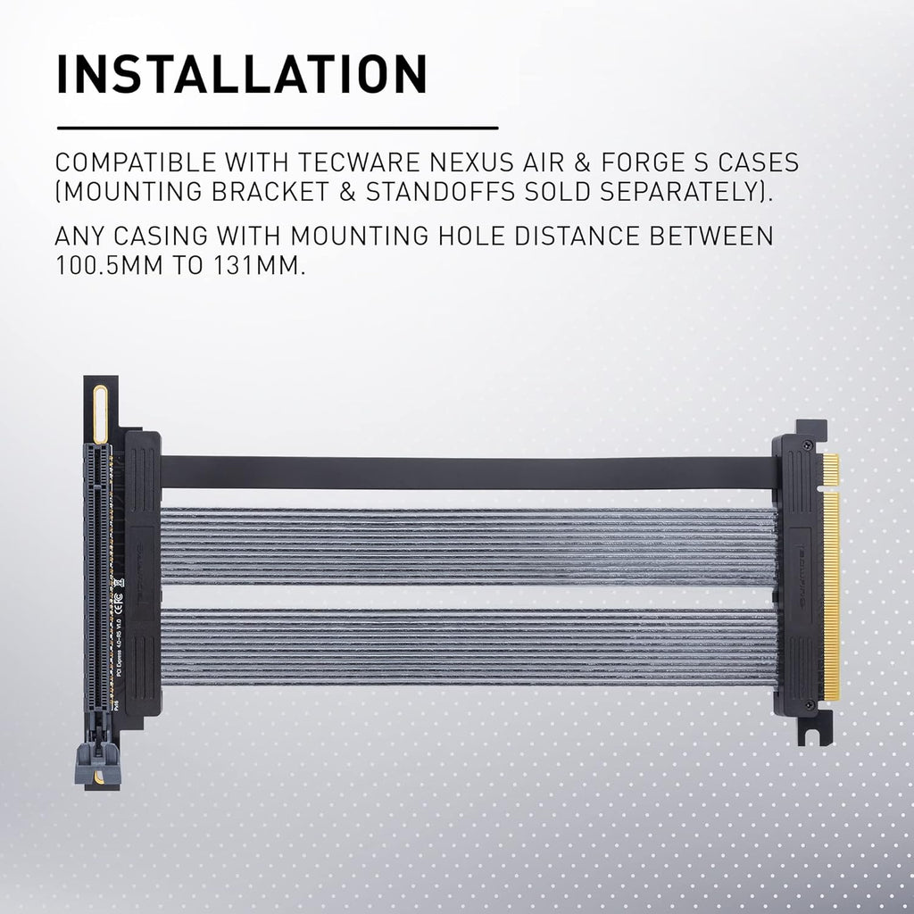 PCIE 4.0 Right Angle Riser Extension Cable I6376