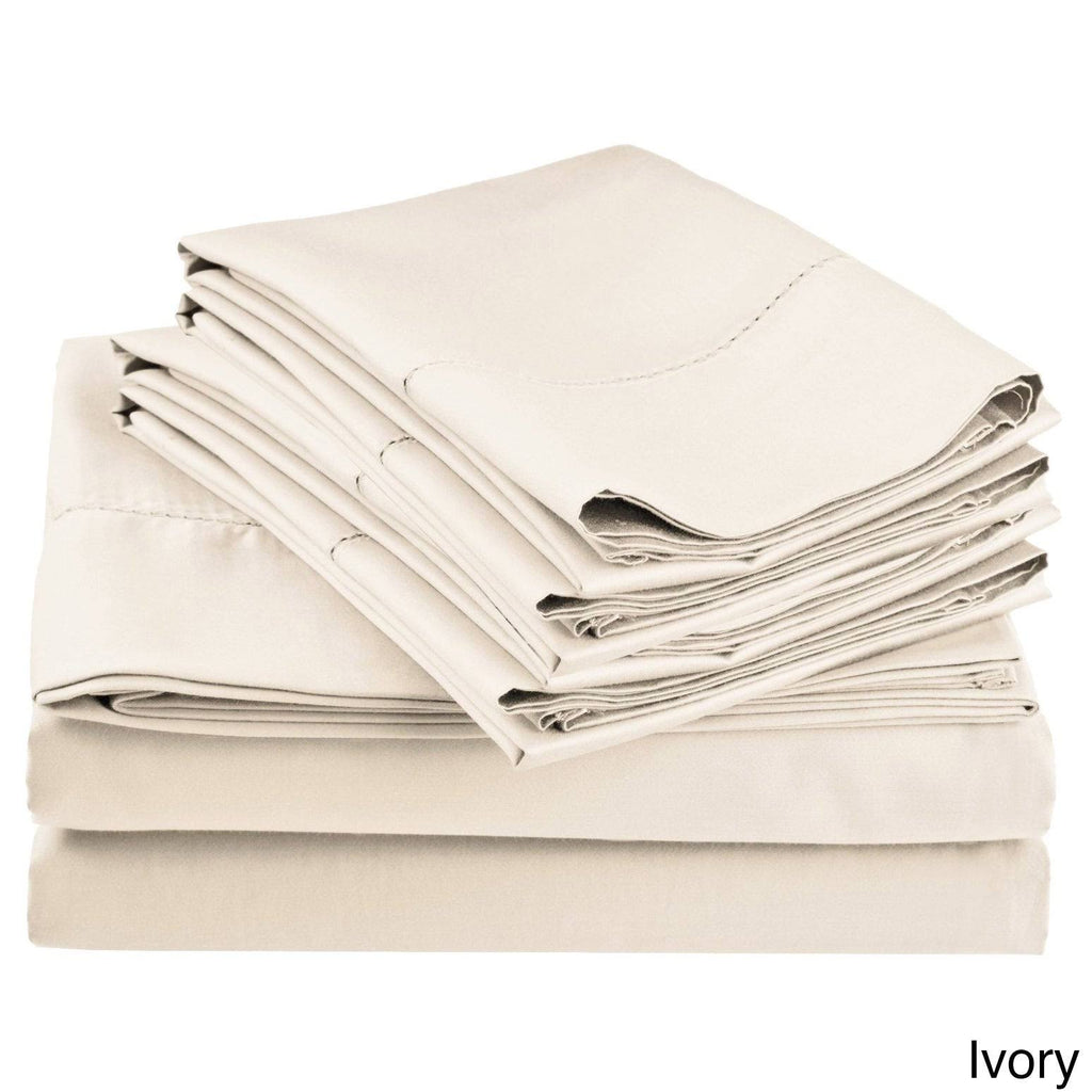 600 Thread Count Sheet Set, California King, Brown R98941