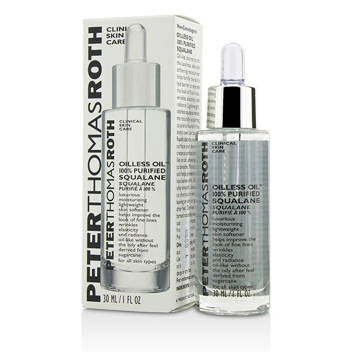 Oilless Oil 100% Purified Squalane Moisturizing Lightweight Skin Softener 30ml/1oz J7203