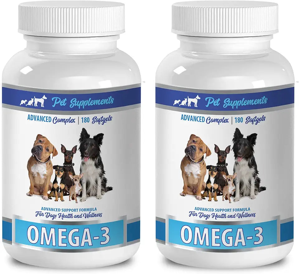 Omega 3 Dog Skin Allergy Supplement 360 Softgels D731