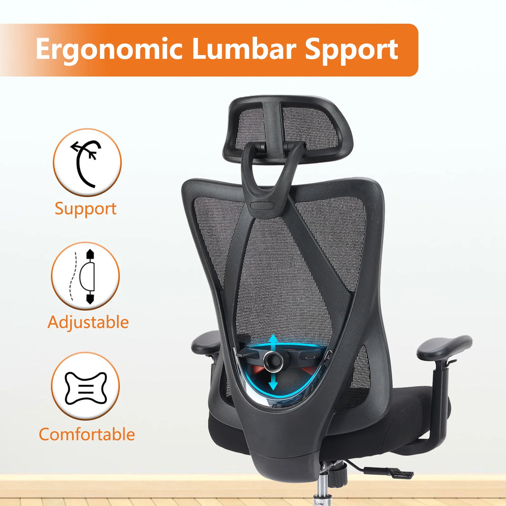 High Back Ergonomic Mesh Office Chair with Headrest O43431