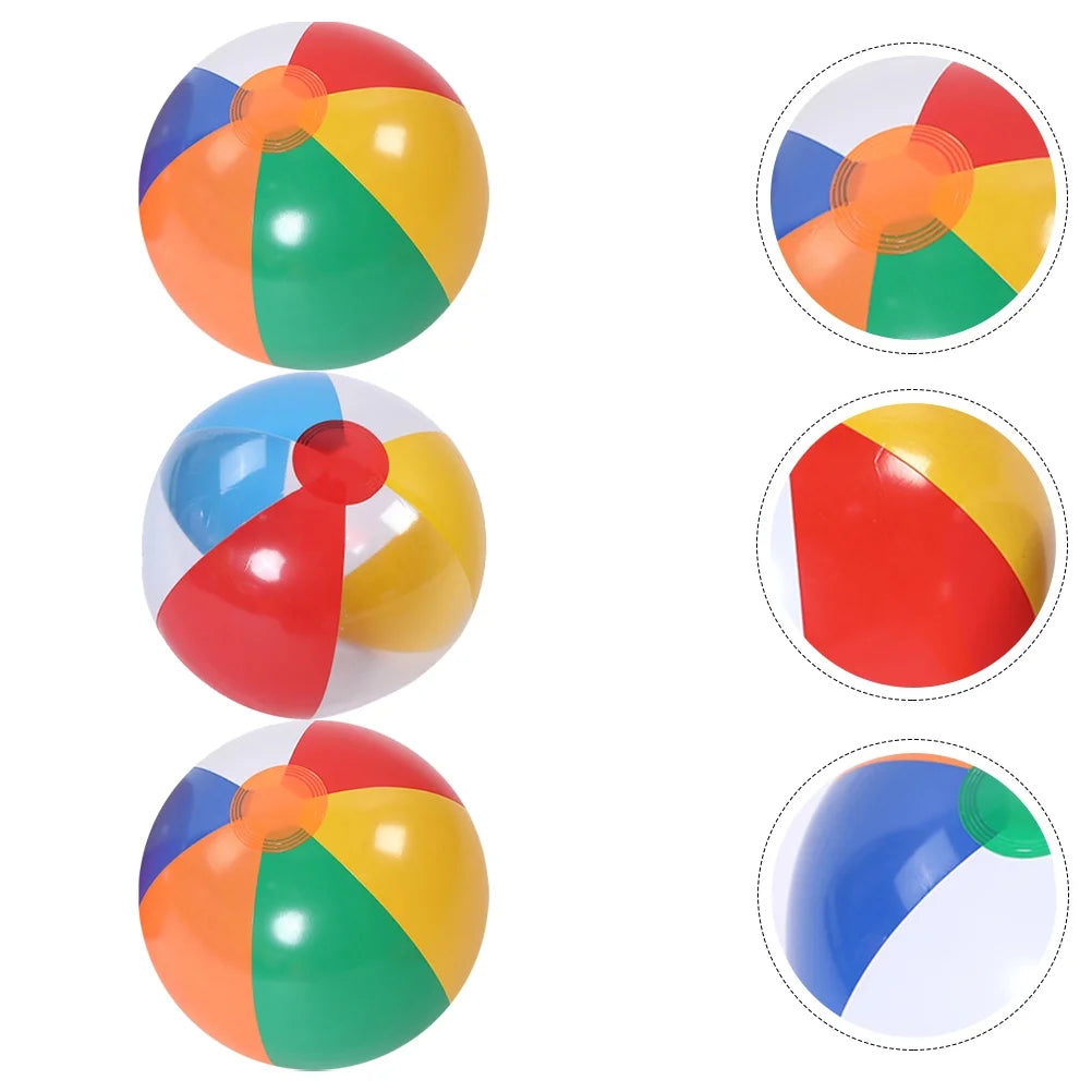 3Pcs Inflatable Beach Ball Pool Water Toy C77272