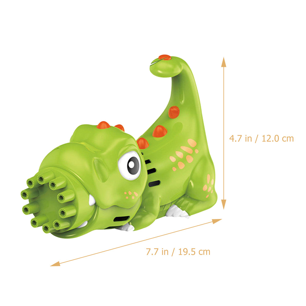 Dinosaur Gatling Bubble Gun 10-Hole Bubble Maker Toy L10466
