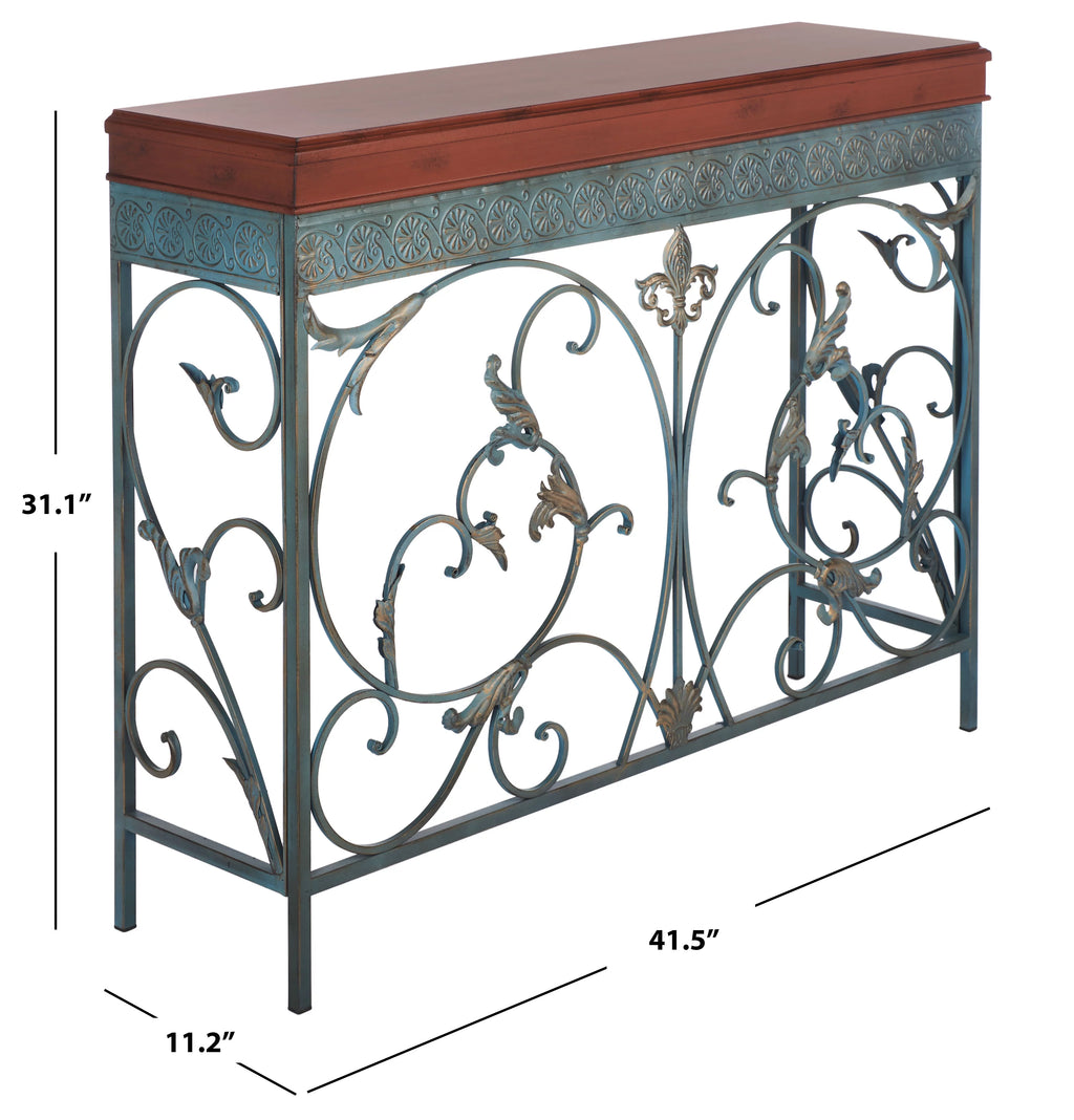 Brown Traditional Console End Table T8921