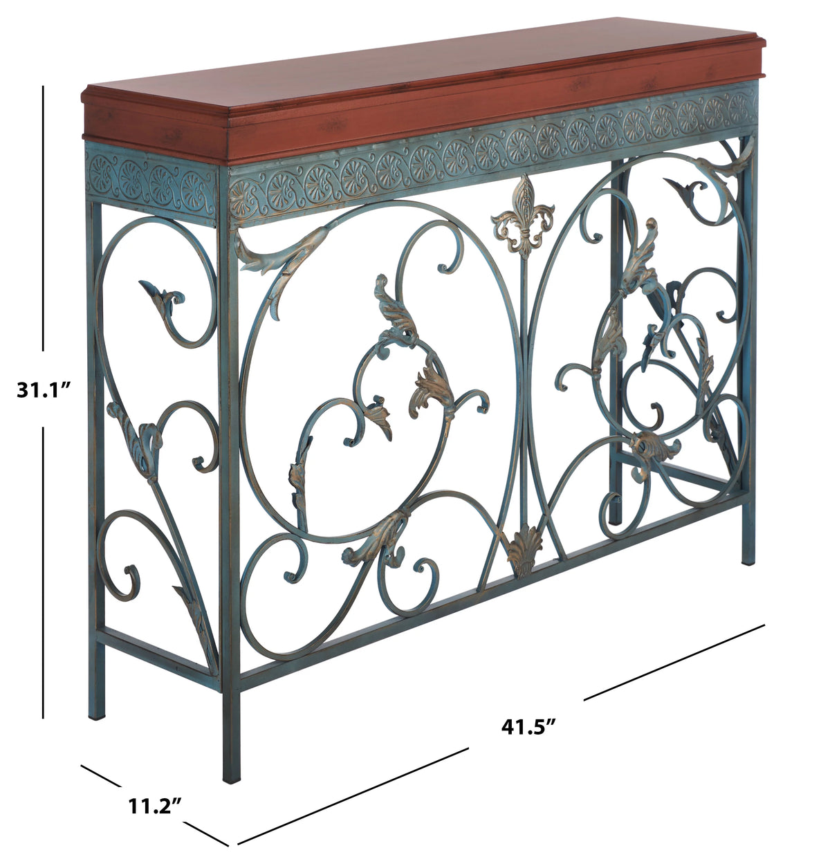 Brown Traditional Console End Table T8921