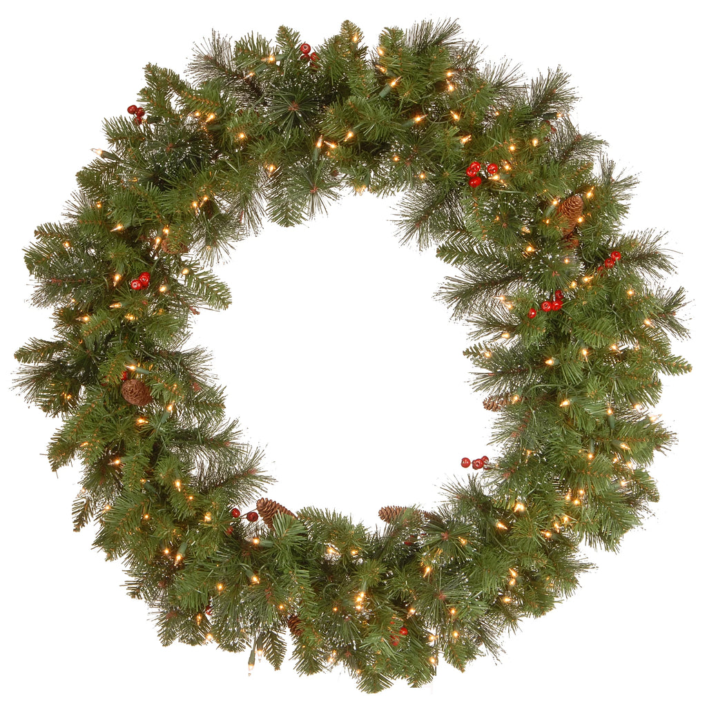 Pre-Lit Artificial Christmas Wreath O31385