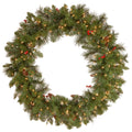 Pre-Lit Artificial Christmas Wreath O31385