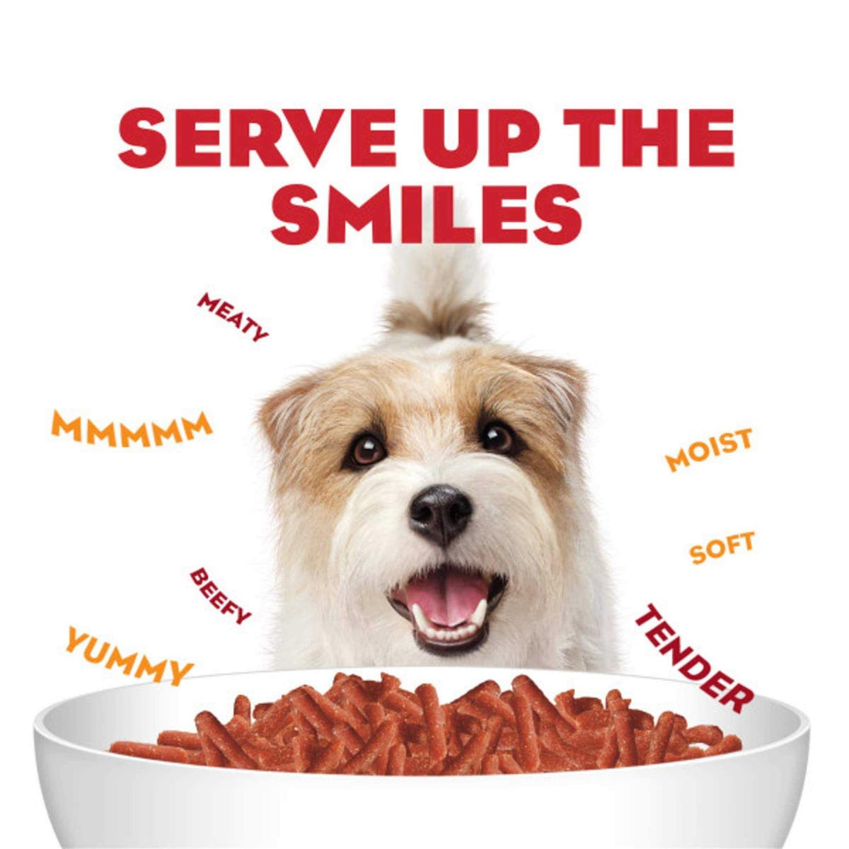 Moist & Meaty Chopped Burger Dog Food J734