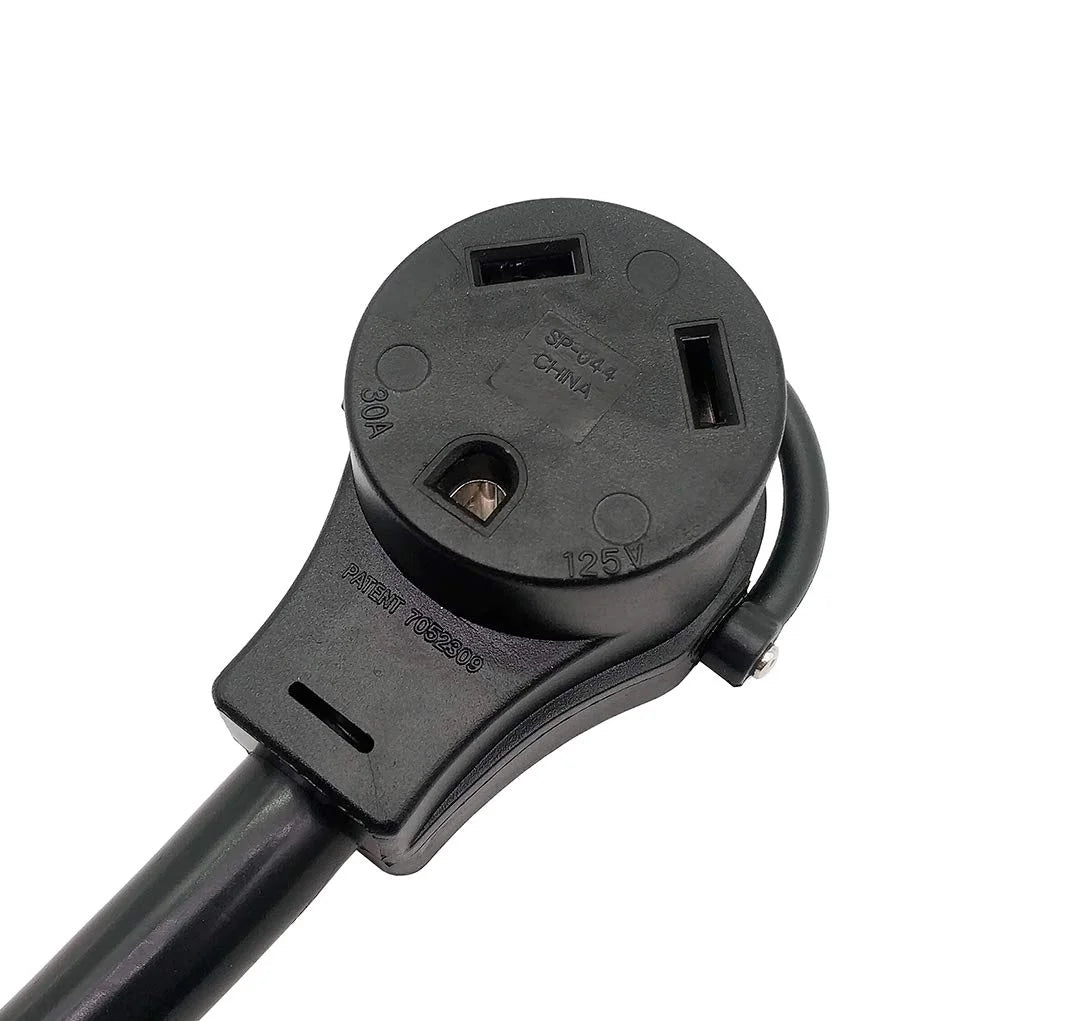 AC Adapter Cord NEMA Dryer 14-30P to TT-30R RV 30A 125V 1.5FT W7005