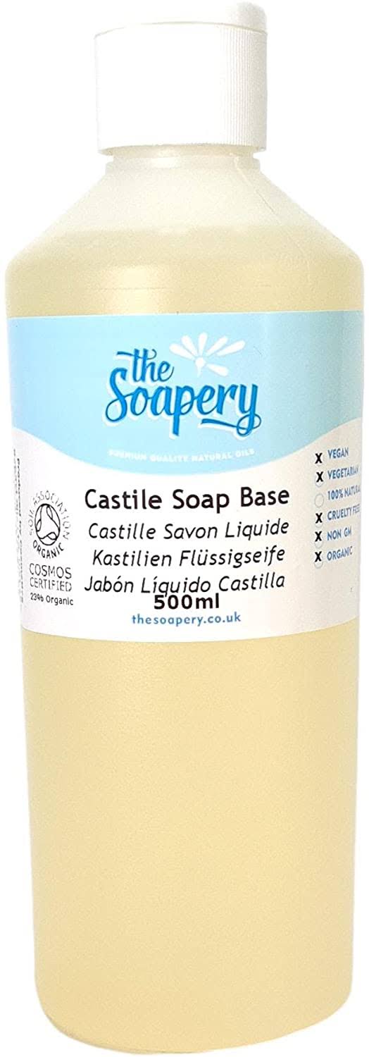 Organic SLS Free Castile Liquid Soap Base 500ml E4530