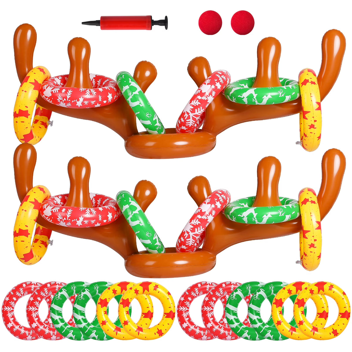 Inflatable Reindeer Antler Ring Toss Game C600215