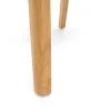 Light Beige Fabric Oak Upholstered Dining Chairs, Set of 2 X589444
