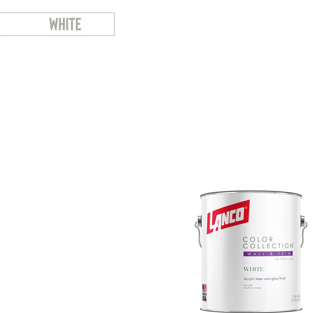 White Semi-Gloss Interior Wall & Trim Paint E9433