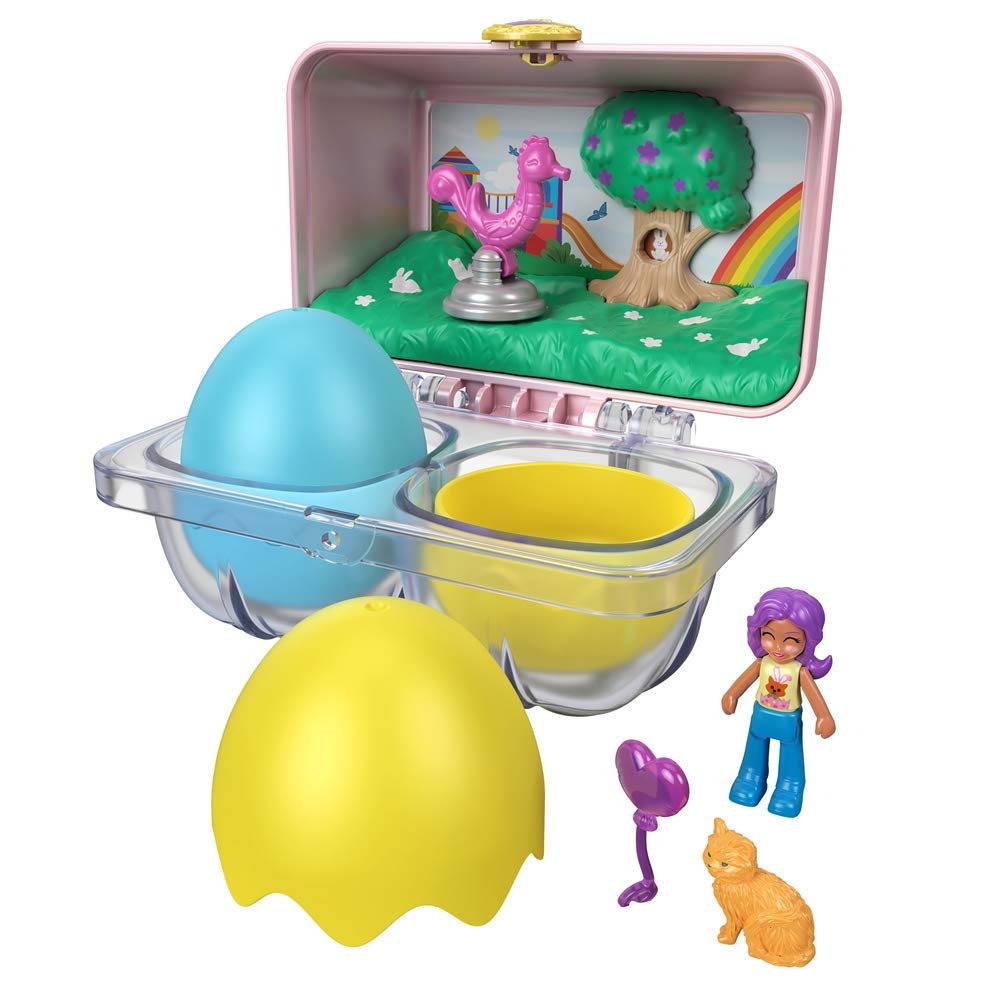 Pink Rainbow Playground Theme Mystery Surprise Egg Carton S356