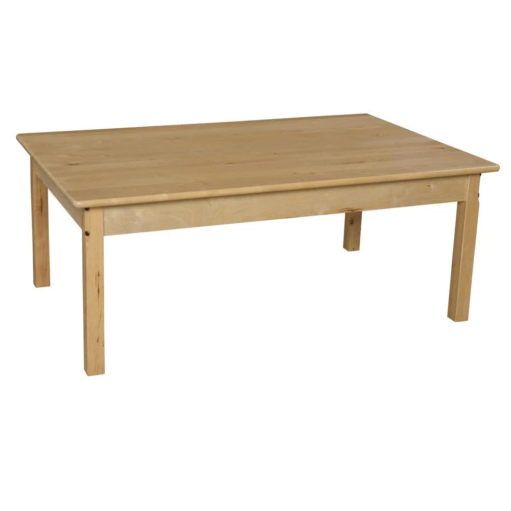 Rectangle Hardwood Table with 22" Legs O6682