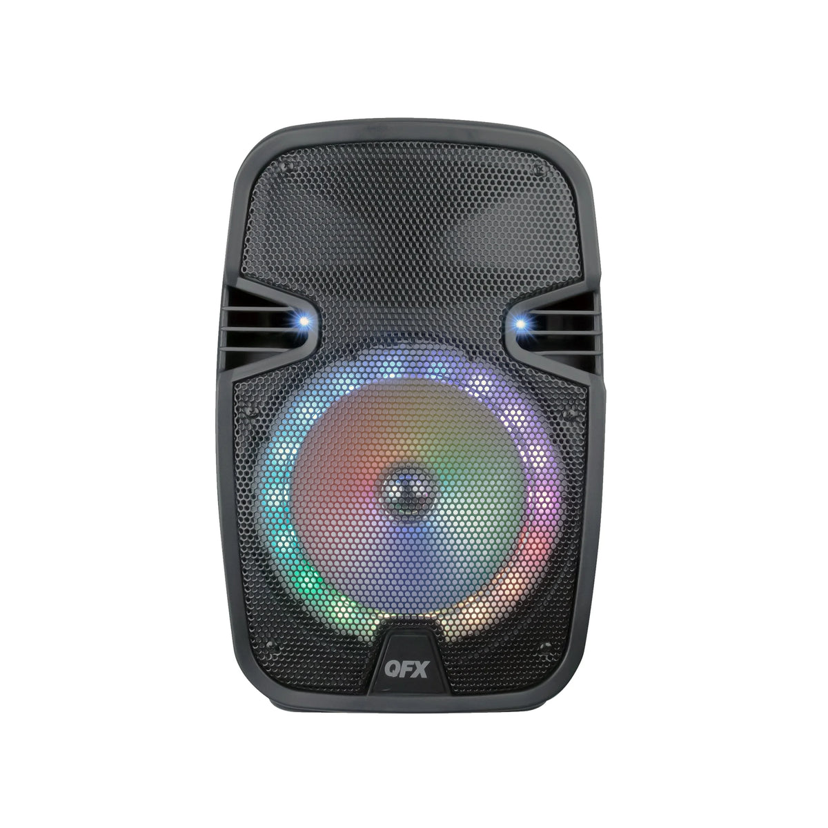 8” Bluetooth Rechargeable Speaker with LED Party Lights and Wired Microphone C974
