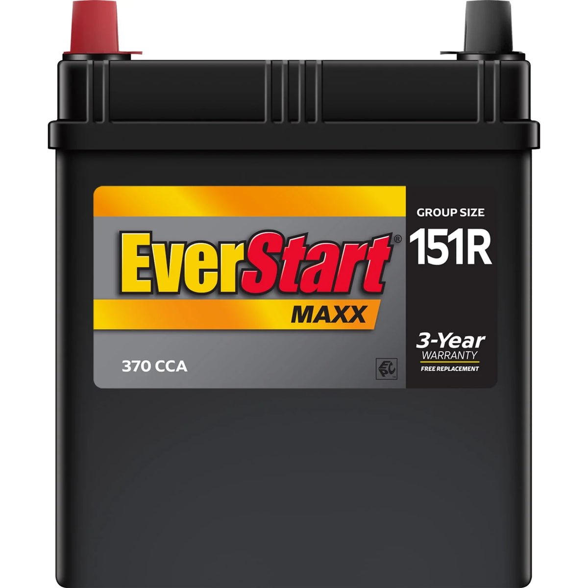 Lead Acid Automotive Battery Group Size 151R 12 Volt 370 CCA R407