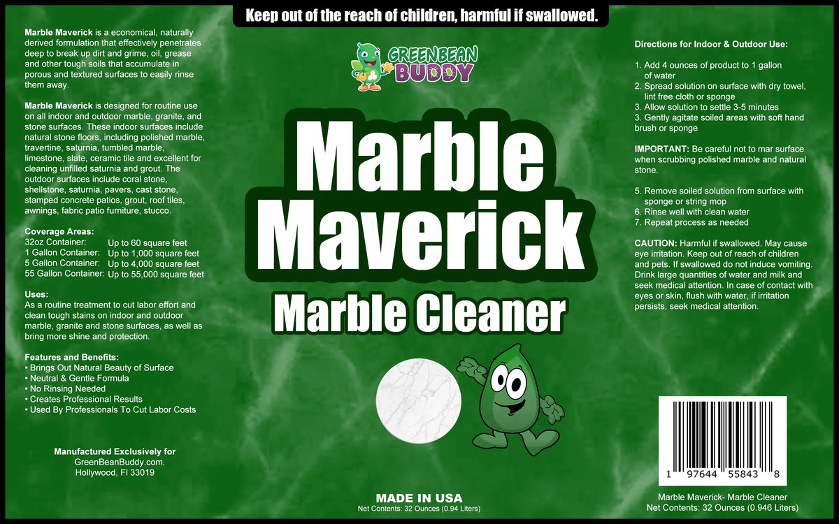 Marble Granite Travertine Stone Cleaner & Stain Remover 32oz H32731