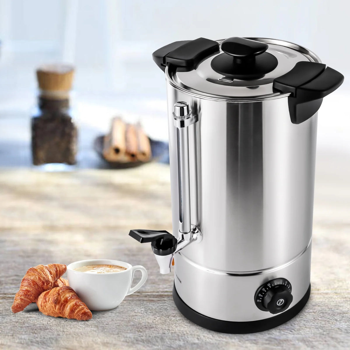 10L Stainless Steel Hot Water Boiler Urn 1000W C11978