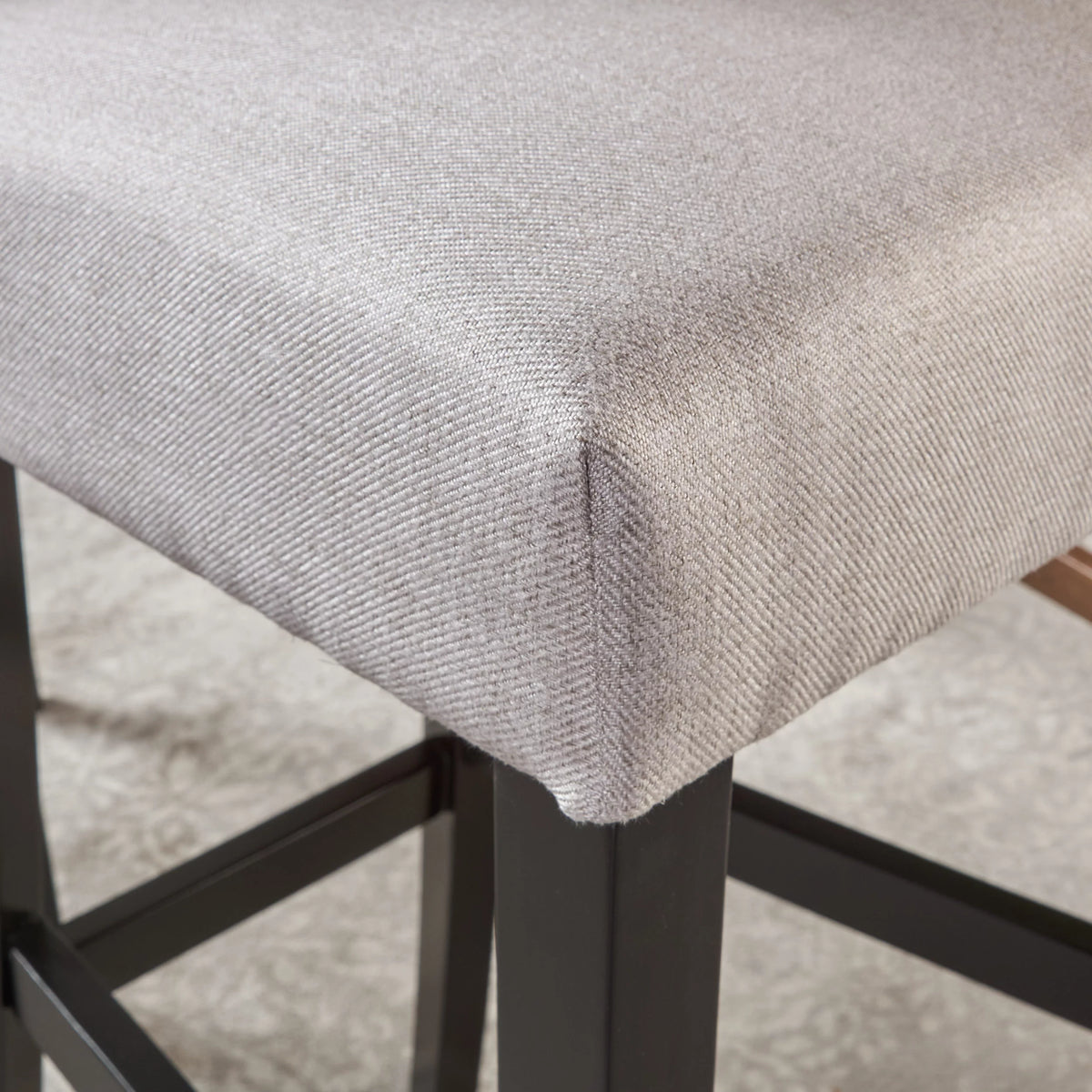Wheat Fabric Barstools Set of 2 Y9080