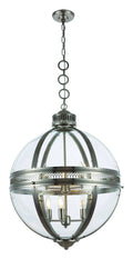 Satin Nickel 6 Light Chandelier S663