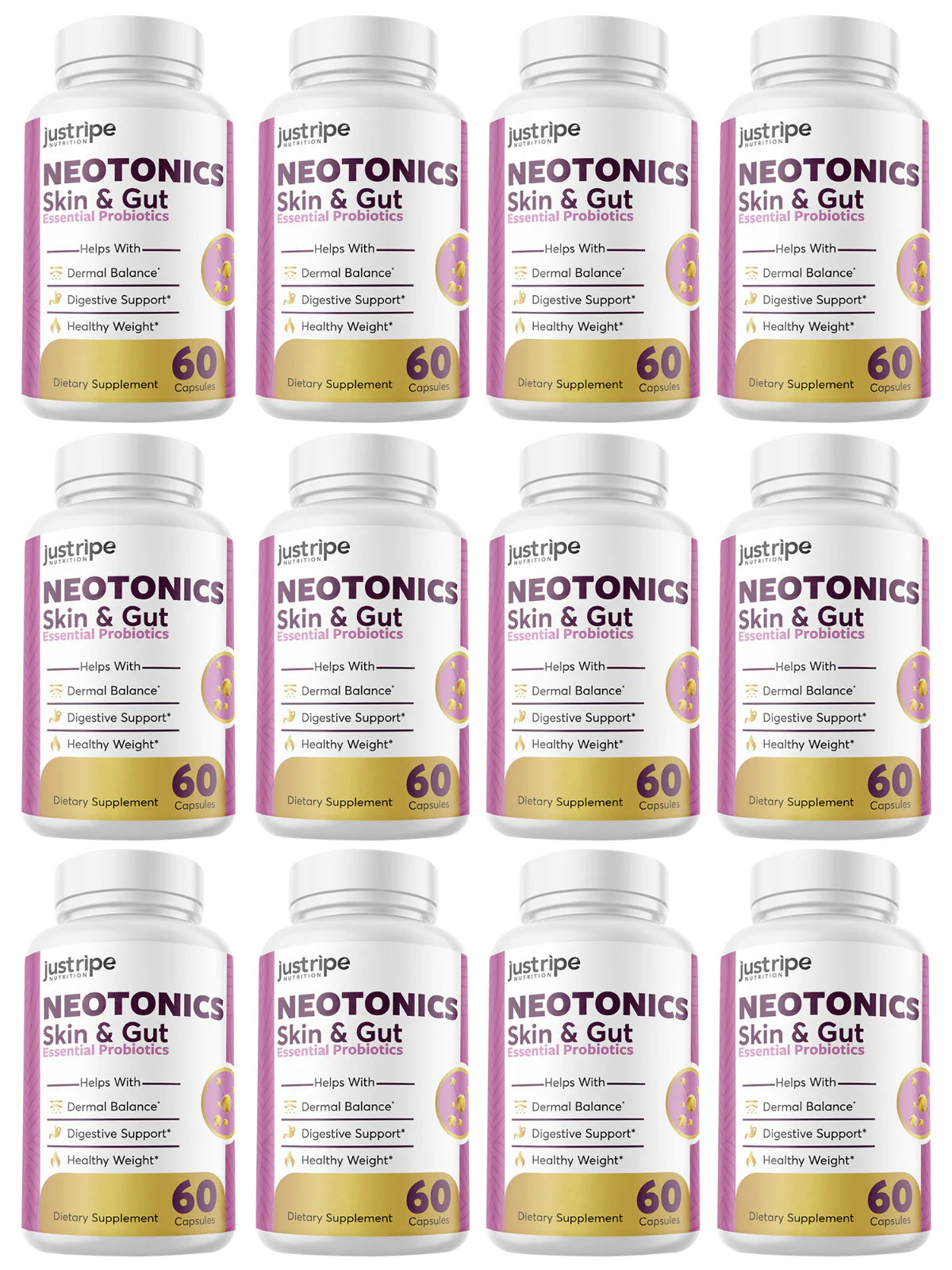 12 Pack Probiotics Supplement Pills U224