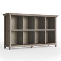 Solid Wood 8 Cube Storage Sofa Table T5166