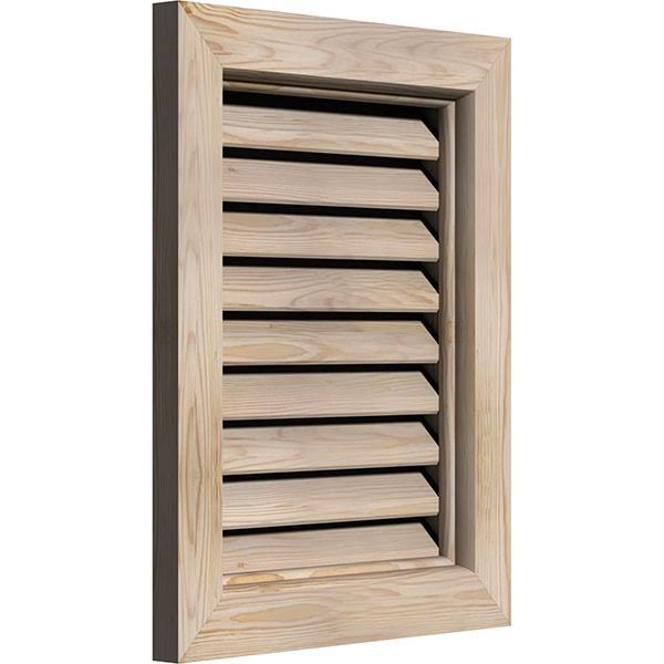 14-in W x 16-in H Vertical Gable Vent Unfinished Smooth Pine R37704