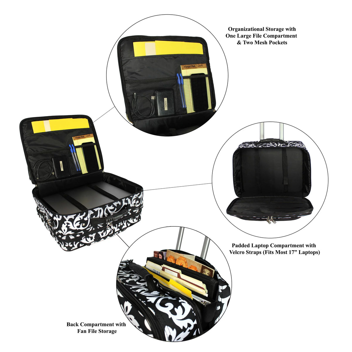 17-inch Rolling Laptop Case J842335
