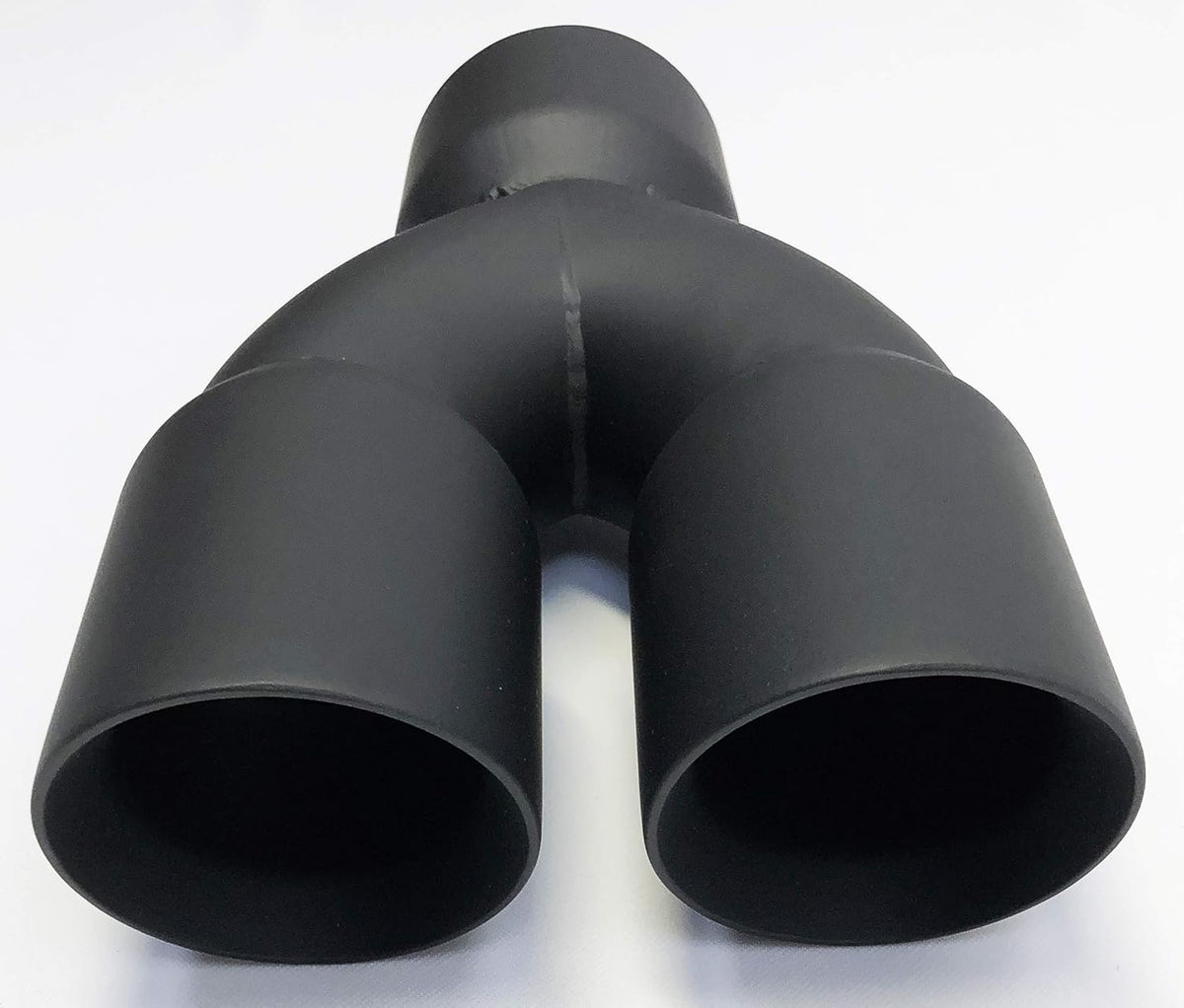 Dual 3.00" Inlet Matte Black Stainless Exhaust Tip Pack of 2 Y3775