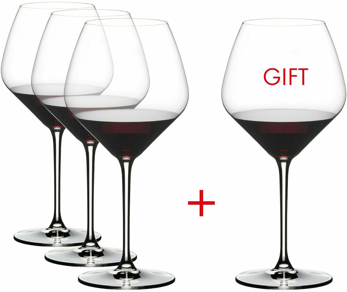 Pinot Noir Glasses Value Gift Pack with Microfiber Polishing Cloth S495734